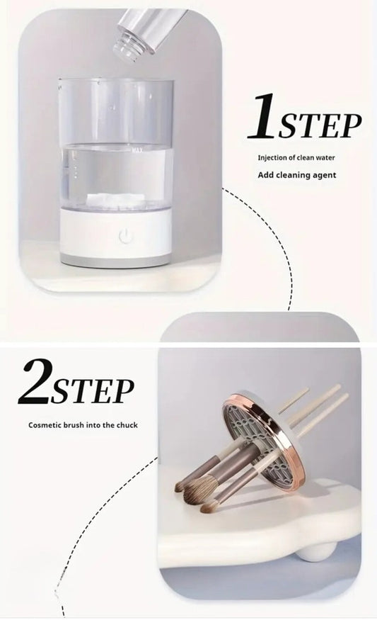 Electric Makeup Brush Cleaner Machine Portable Automatic USB Brush Cleaning Tool