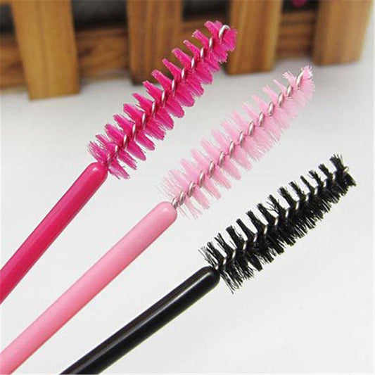 Lot of 50 Disposable Eyelash Extension Brush Mascara Wands Applicators Makeup