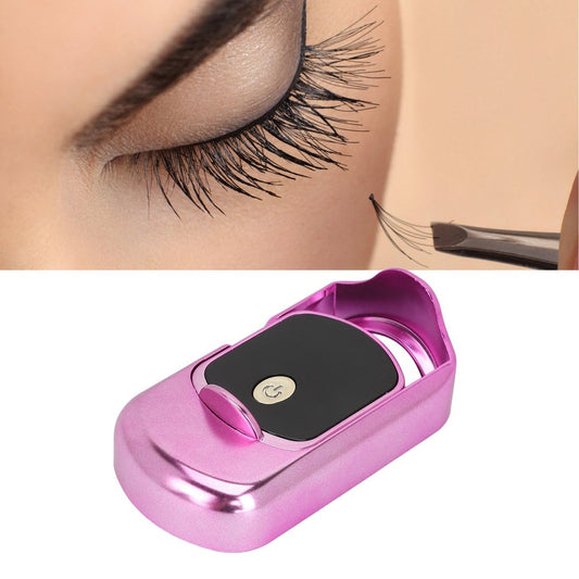 Heated Electric Eyelash Curler USB Charging Rechargeable Curly Lash Curler F WPD